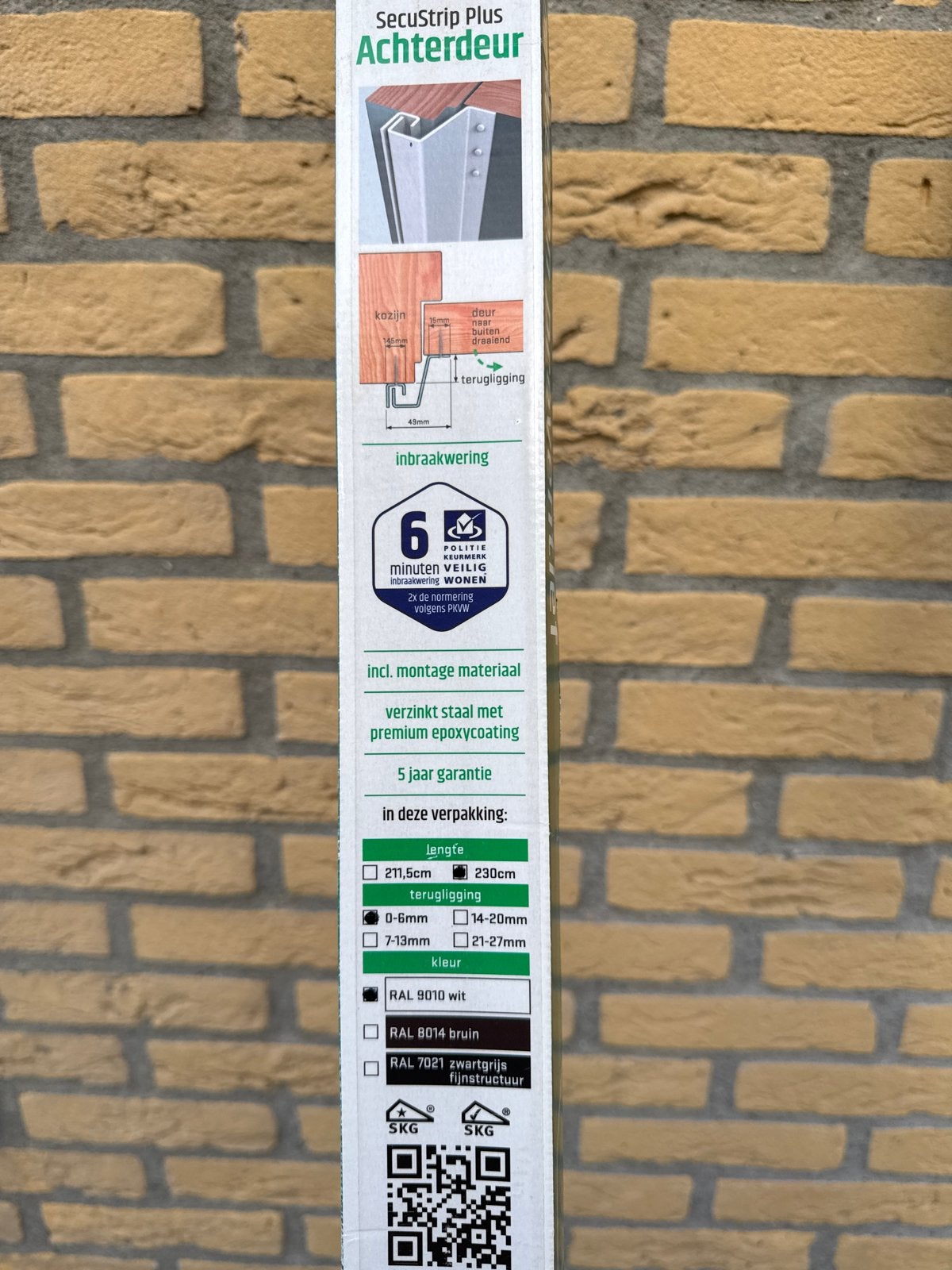 Secustrip Plus Achterdeur Inbraakbeveiliging, Doe-het-zelf en Verbouw, Ophalen, Nieuw, Overige typen, Raam of Deur