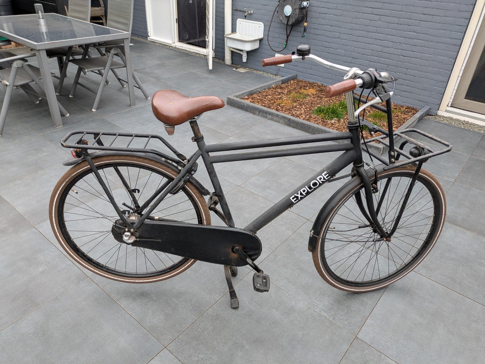Jongensfiets 28 inch (transporter), Fietsen en Brommers, Fietsen | Heren | Herenfietsen, Ophalen, Gebruikt, Overige merken, Versnellingen