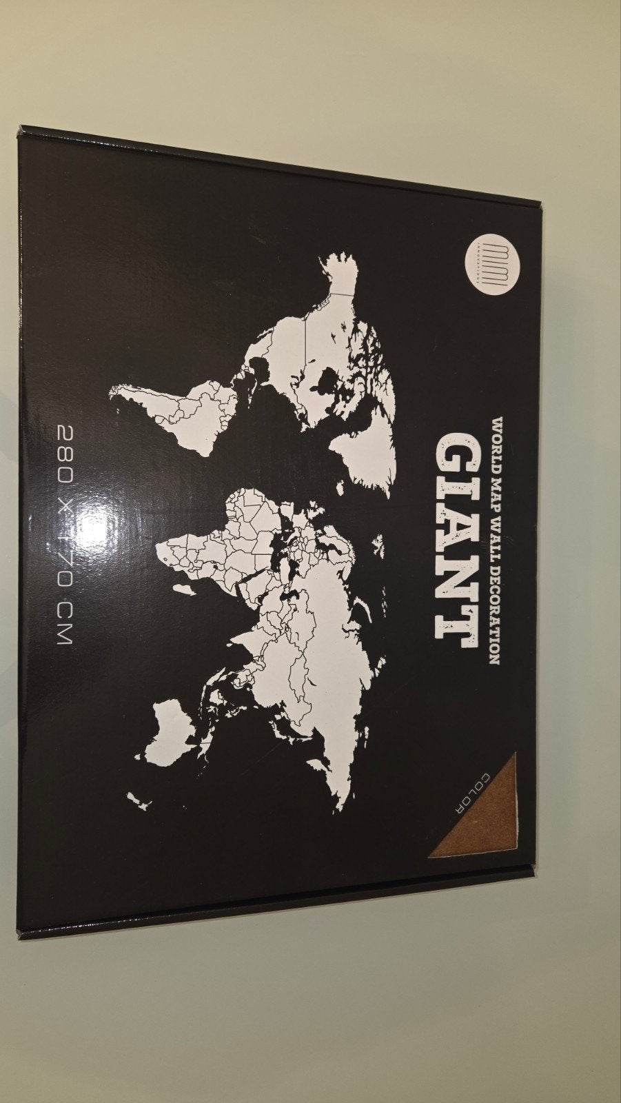 Giant Wereldkaart Muurdecoratie - Nieuw in verpakking, Ophalen of Verzenden