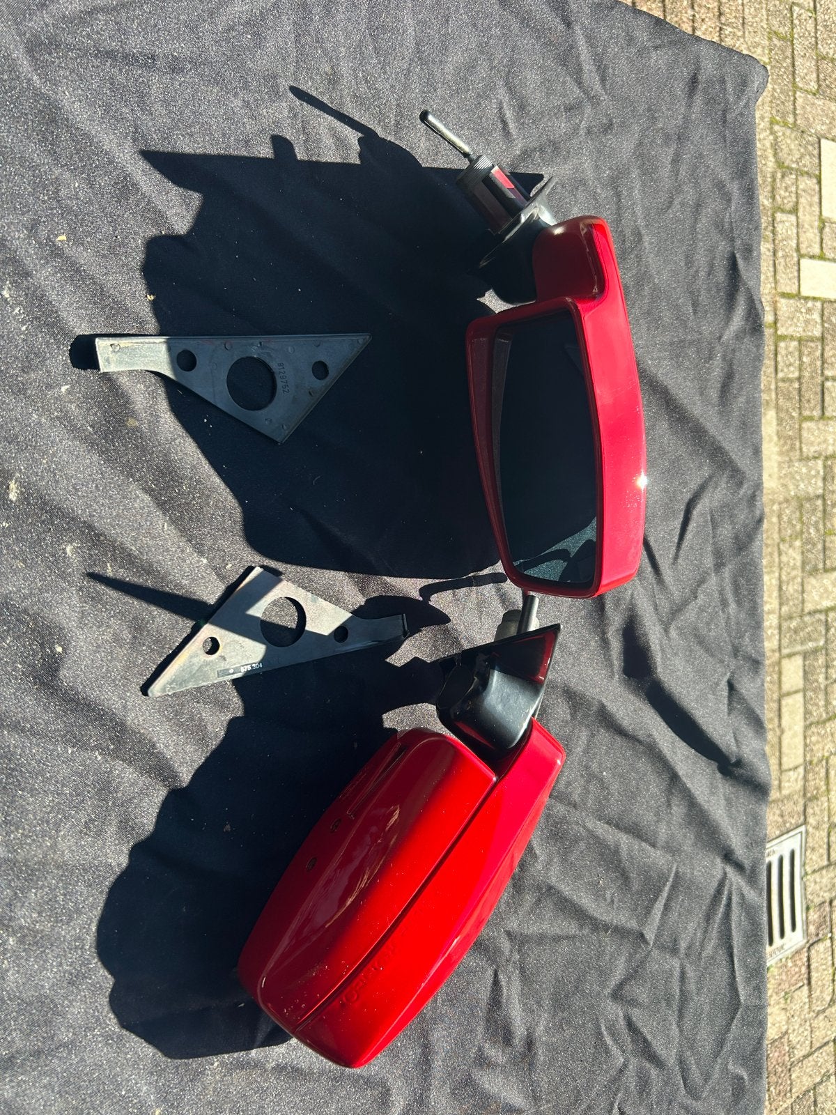 Alfa Romeo 33 Buitenspiegels NOS - Alfa Rosso, Auto-onderdelen, Ophalen of Verzenden, Nieuw, Alfa Romeo