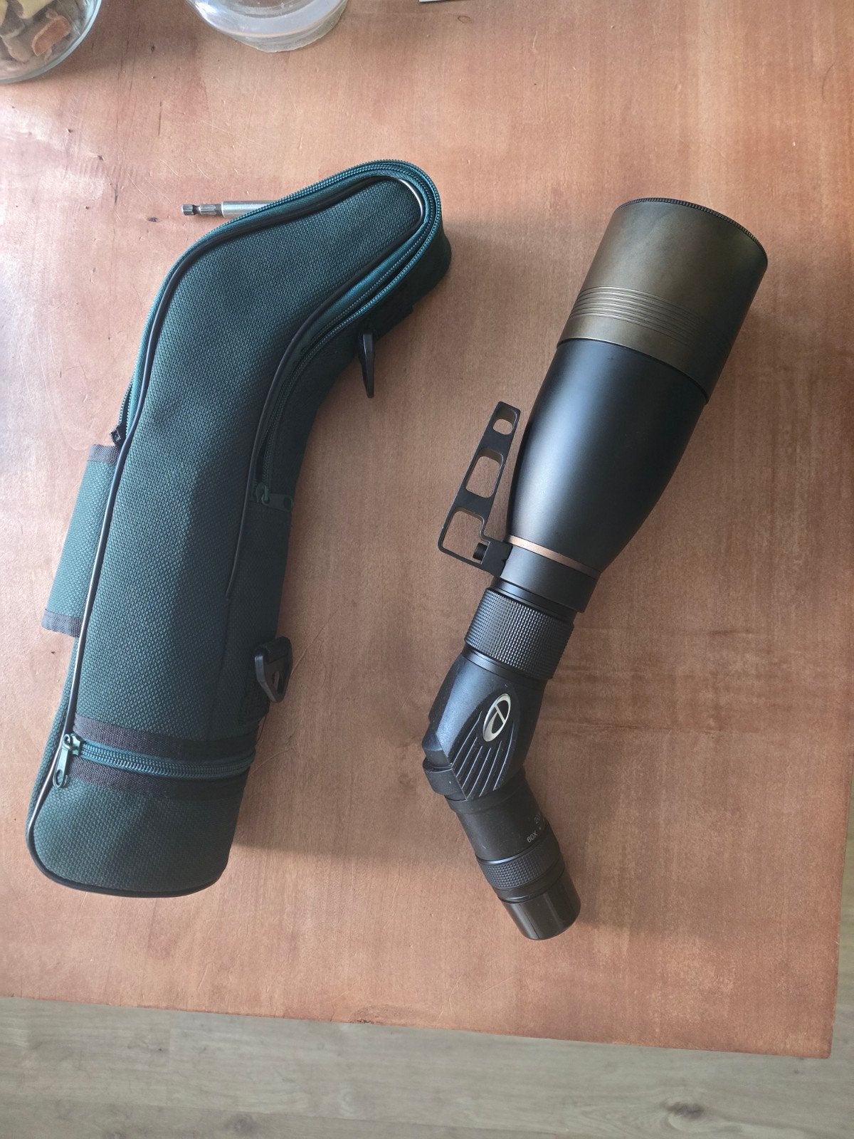 Spotting scope 20-60x80mm met draagtas, Ophalen