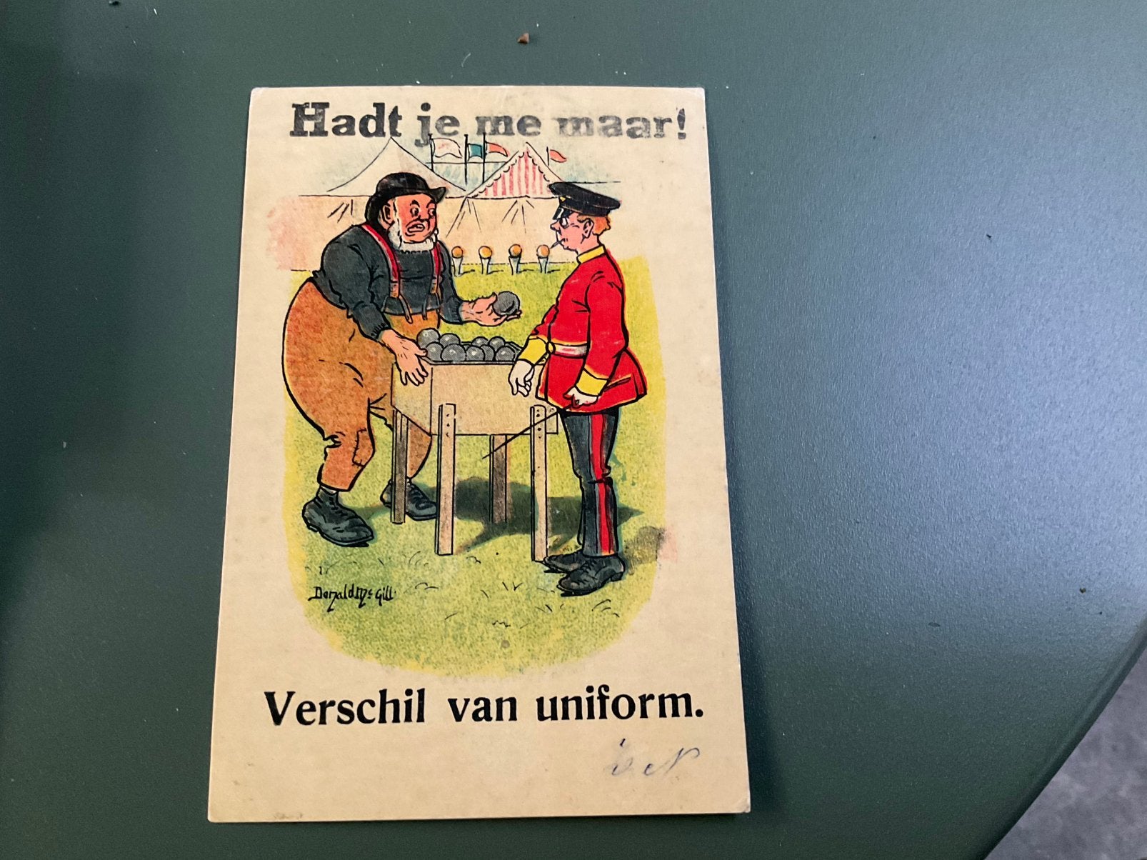 Had je me maar, militair verzonden? Donald Mc Gill, Ophalen of Verzenden, Voor 1920, Overige thema's
