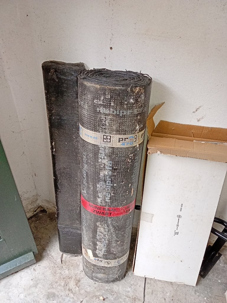 Dakleer, Ophalen, Overige materialen, Zwart, 5 tot 10 m²