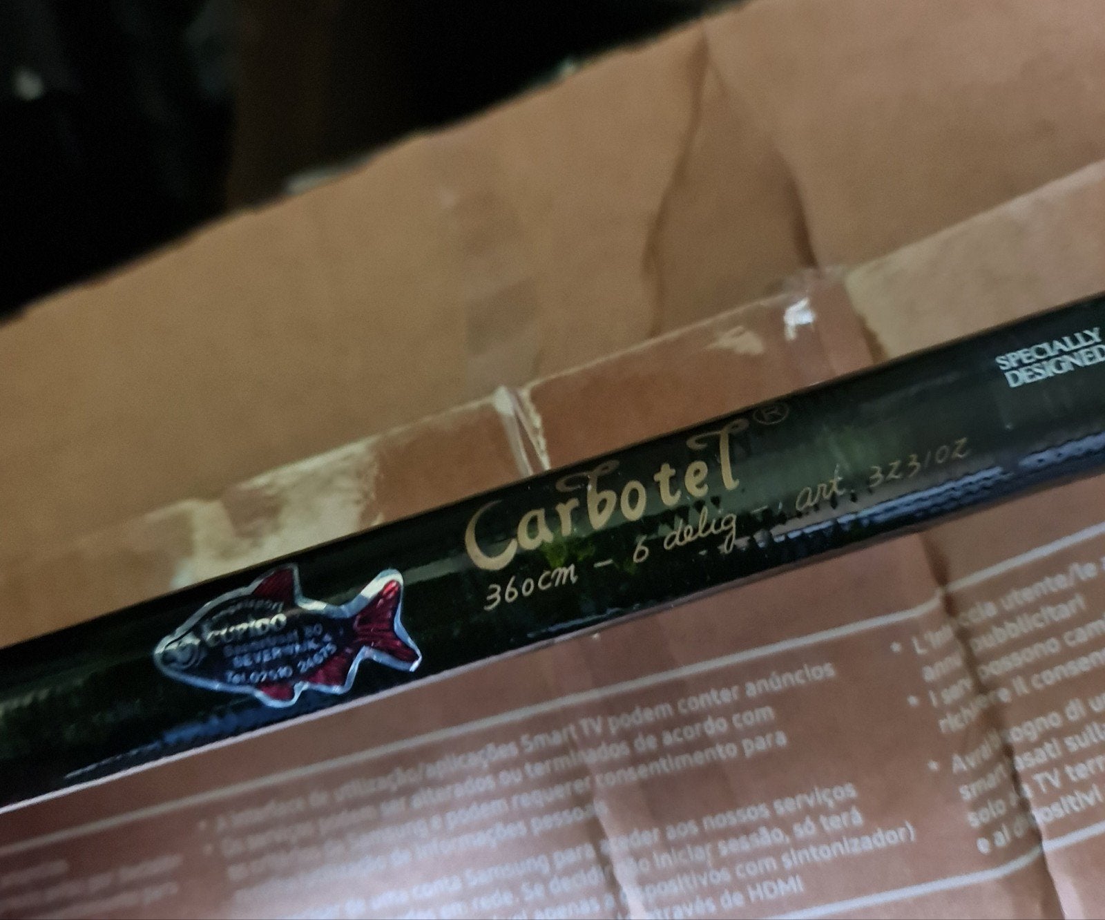CarboTel 360cm - 6-delig Werphengel, Ophalen of Verzenden, Gebruikt, Werphengel