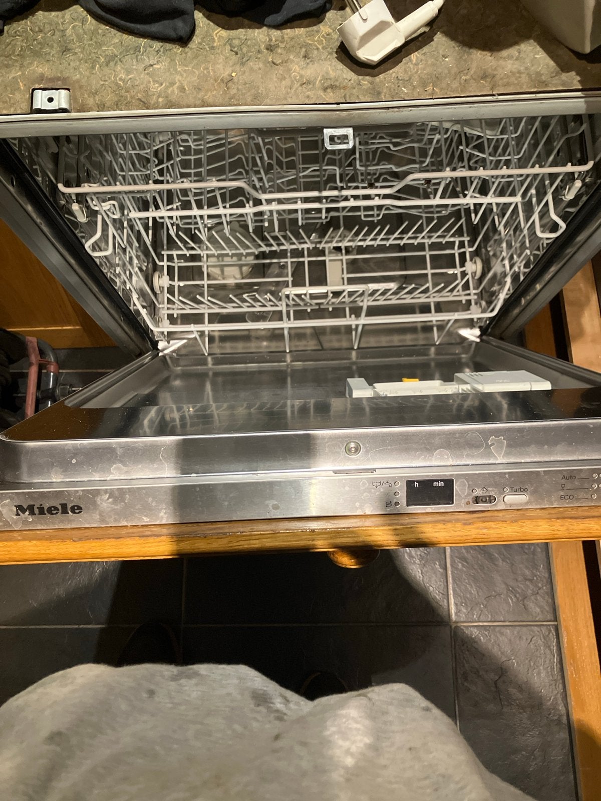Miele vaatwasser - Inbouw - Gebruikt, Witgoed en Apparatuur, Vaatwasmachines, Ophalen, Gebruikt, 60 cm of meer, Eco programma