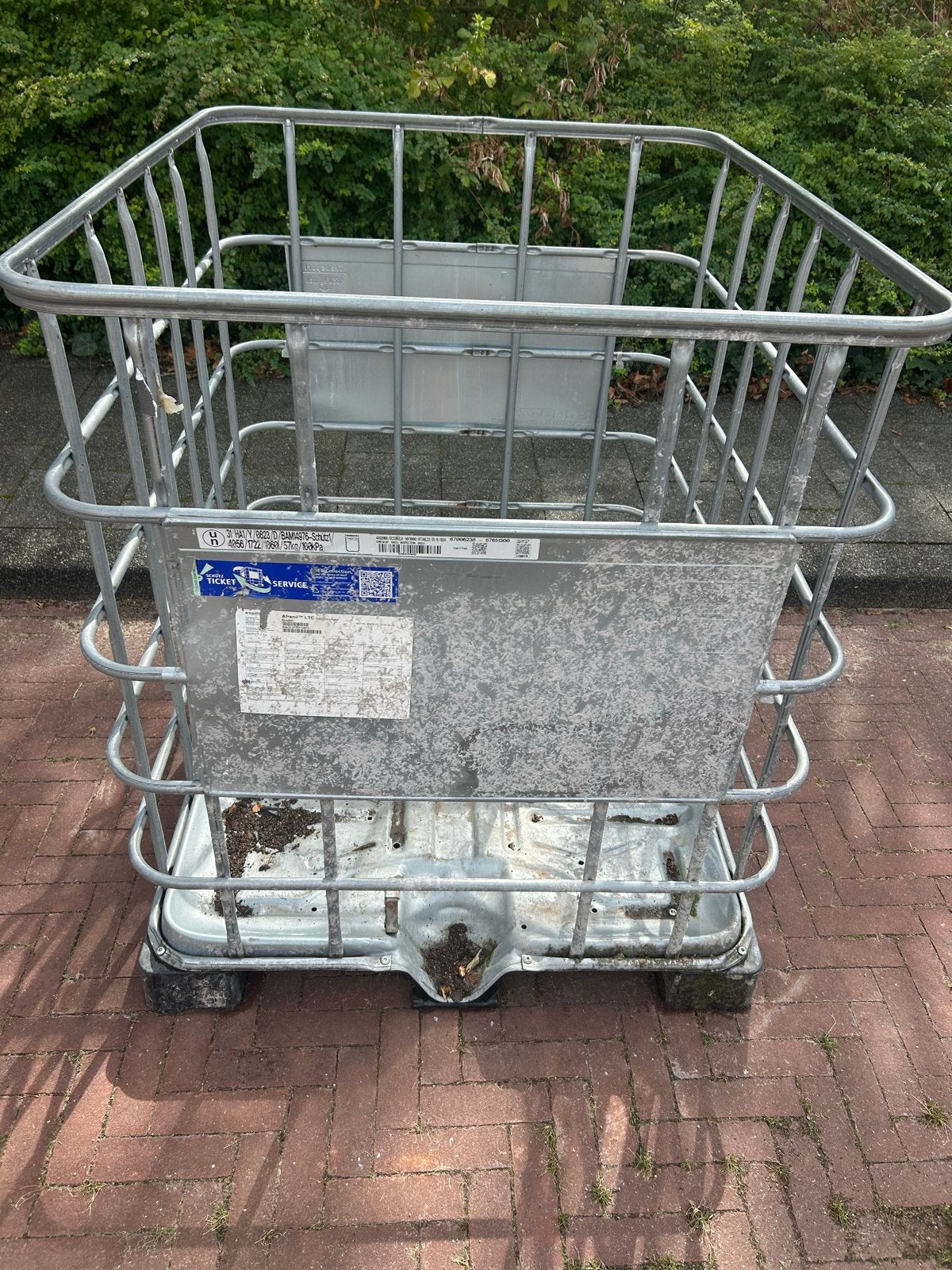 Metalen transportkooi / gaascontainer, Ophalen of Verzenden