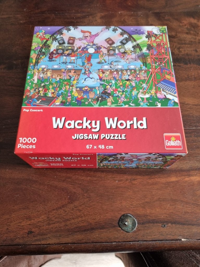 Wacky World puzzels, Ophalen, 500 t/m 1500 stukjes, Zo goed als nieuw, Legpuzzel