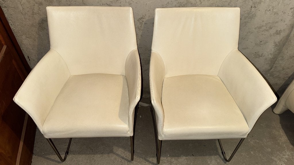 Buitenkans! 6 eettafelstoelen (Bert Plantagie) -- Moet weg!, Ophalen, Gebruikt, Wit, Modern