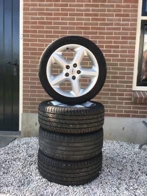 Originele set Opel Astra GTC velgen zomerbanden - 17 inch, Ophalen, Gebruikt, Banden en Velgen, 17 inch