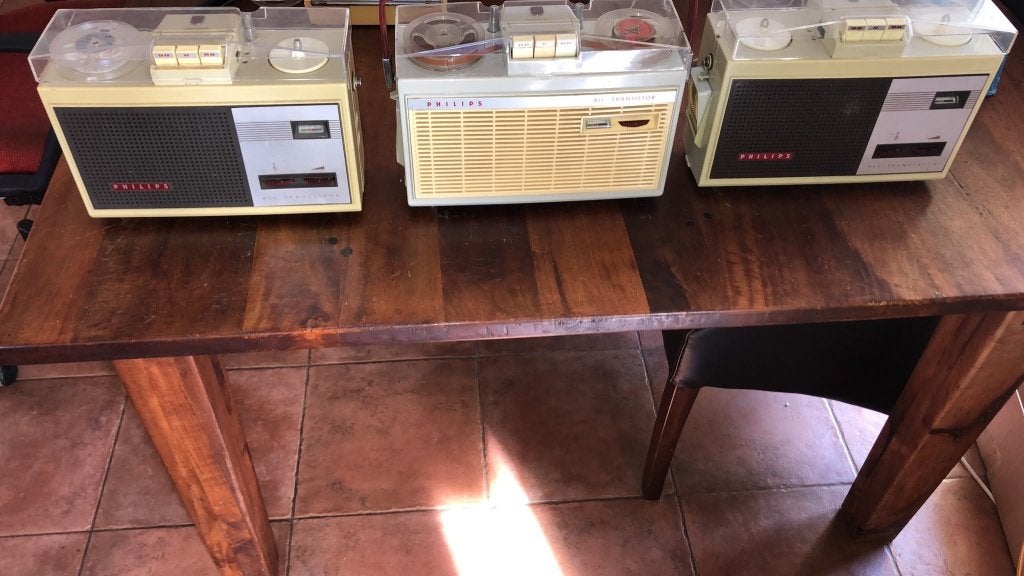3 philips bandrecordertjes, Ophalen of Verzenden, Bandrecorder, Met stofkap