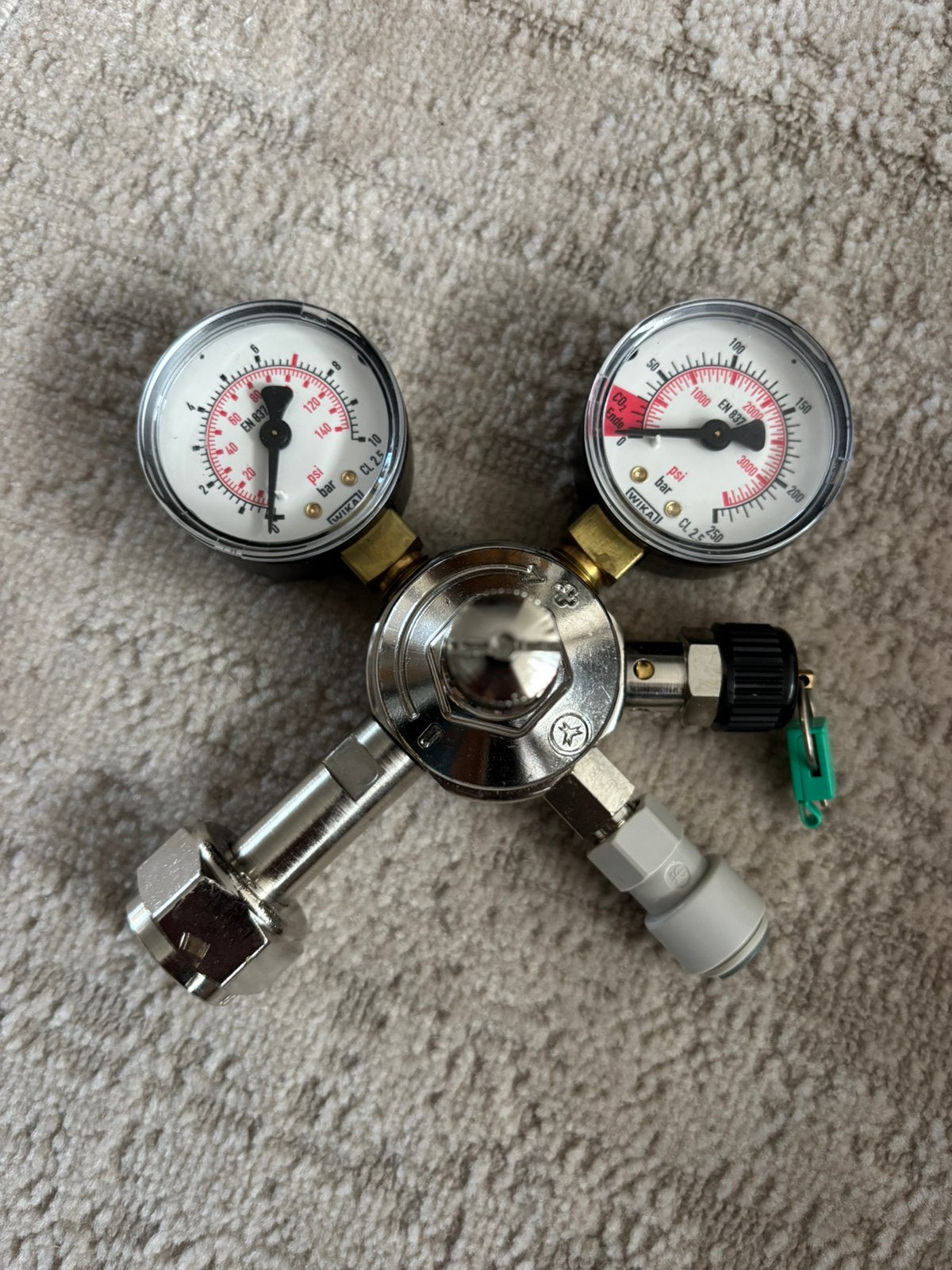 Reduceer ventiel koolzuurmeter biertap, Ophalen of Verzenden, Zo goed als nieuw, Overige merken