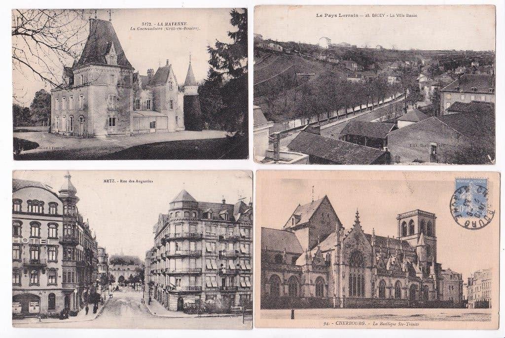 Mooie partij oud Frankrijk 1900 /1920 28 stuks Top kwaliteit, Ophalen, 1920 tot 1940, Gelopen, Frankrijk