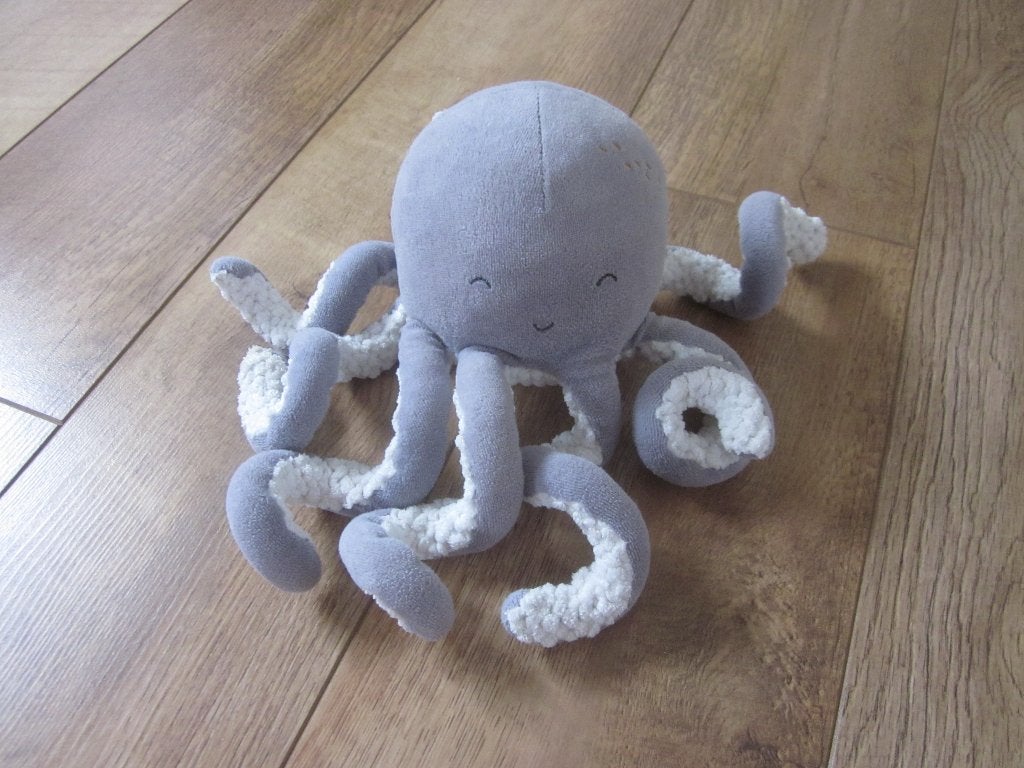 Little Dutch grote grijs - witte octopus inktvis knuffel, Kinderen en Baby's, Speelgoed | Knuffels en Pluche, Overige karakters