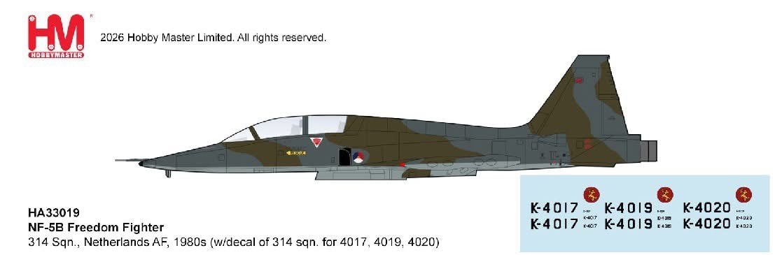 Hobby Master HA33019 |  Northrop NF-5b Freedom Fighter, Verzamelen, Luchtvaart en Vliegtuigspotten, Ophalen, Schaalmodel, Nieuw