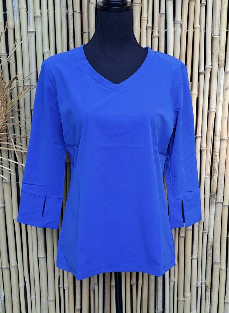 Mi Piace Travelstof Shirt Maat L Kleur Royal Blue, Kleding | Dames, Tops, Mi Piace, Blauw, Maat 42/44 (L), Nieuw