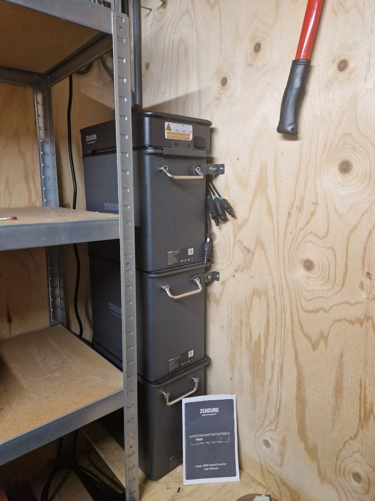 Zendure hyper 2000 met 3x ab2000s thuisaccu