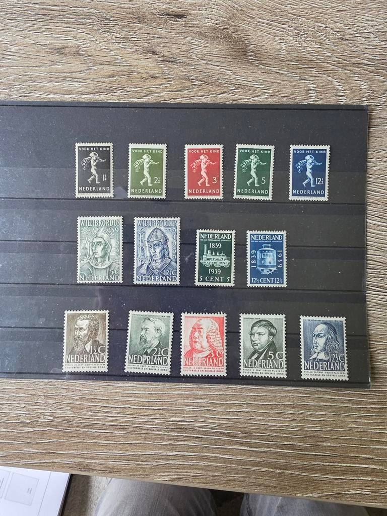 Postzegels Nederland 1939, Ophalen of Verzenden, T/m 1940, Postfris