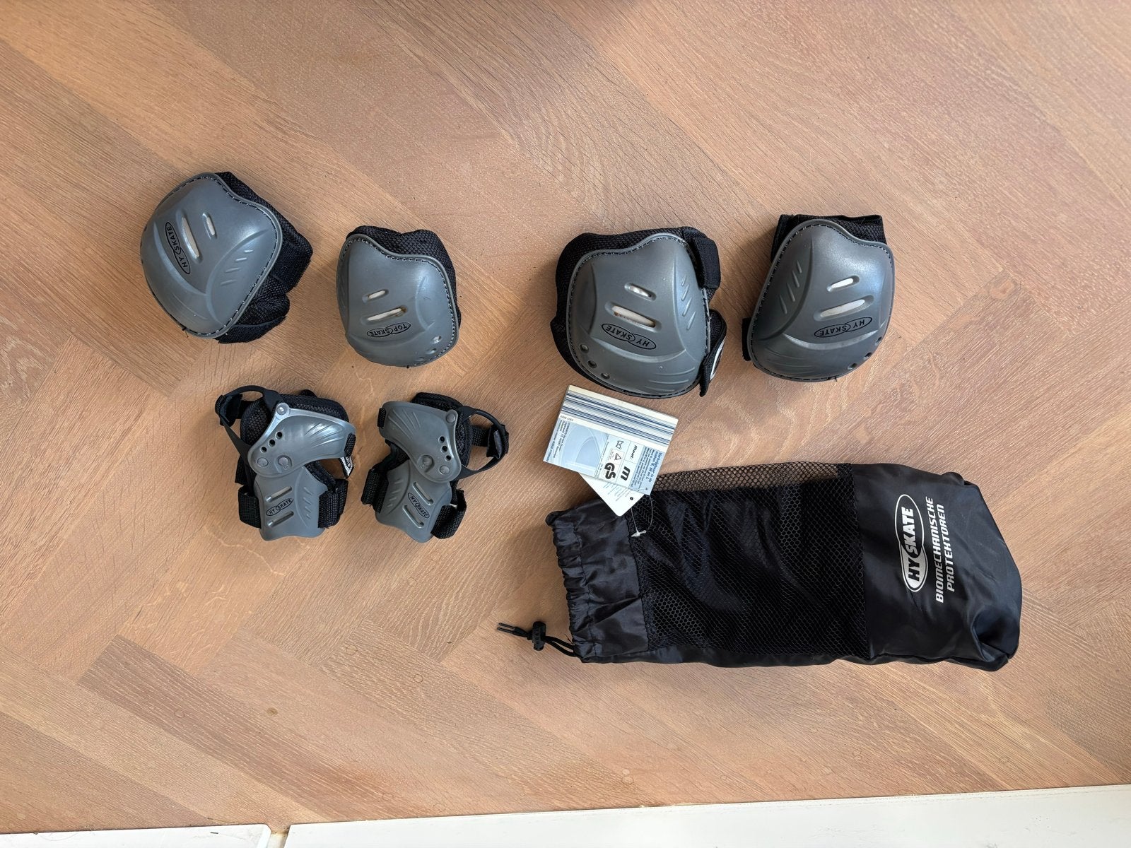 HY SKATE Beschermset Maat M - Knie, Elleboog, Pols, Ophalen of Verzenden, Zo goed als nieuw, Bescherming