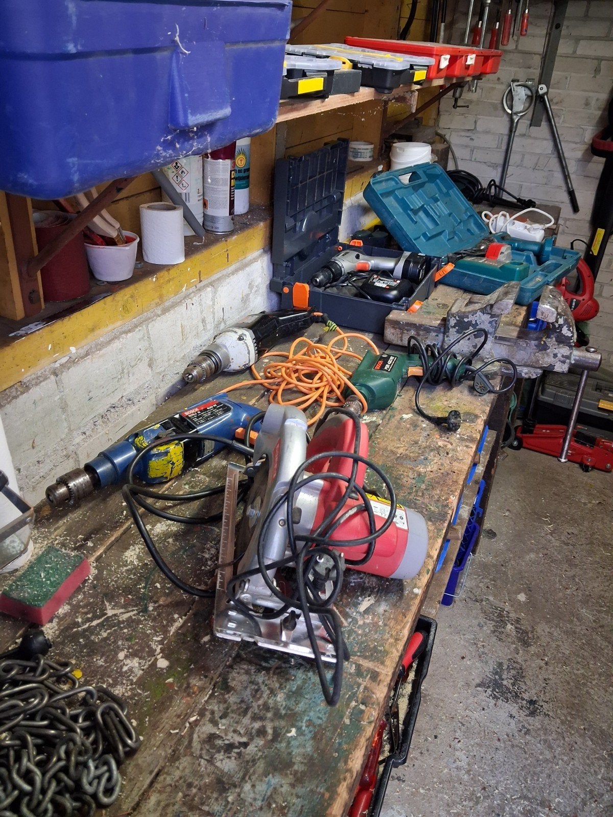 complete werkplaats uitrusting, Ophalen, Boor- en Schroefmachine