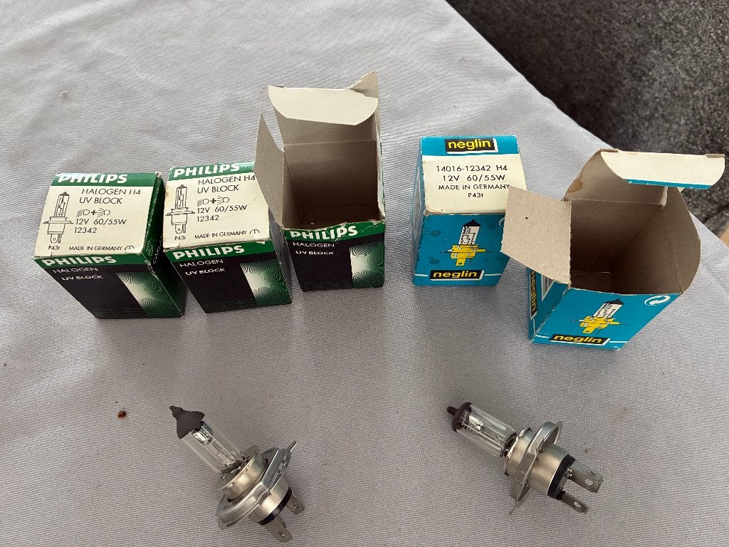 Philips 12342PRB1 H4 Vision 12V Halogeenlamp 3 stk, Ophalen of Verzenden, Nieuw