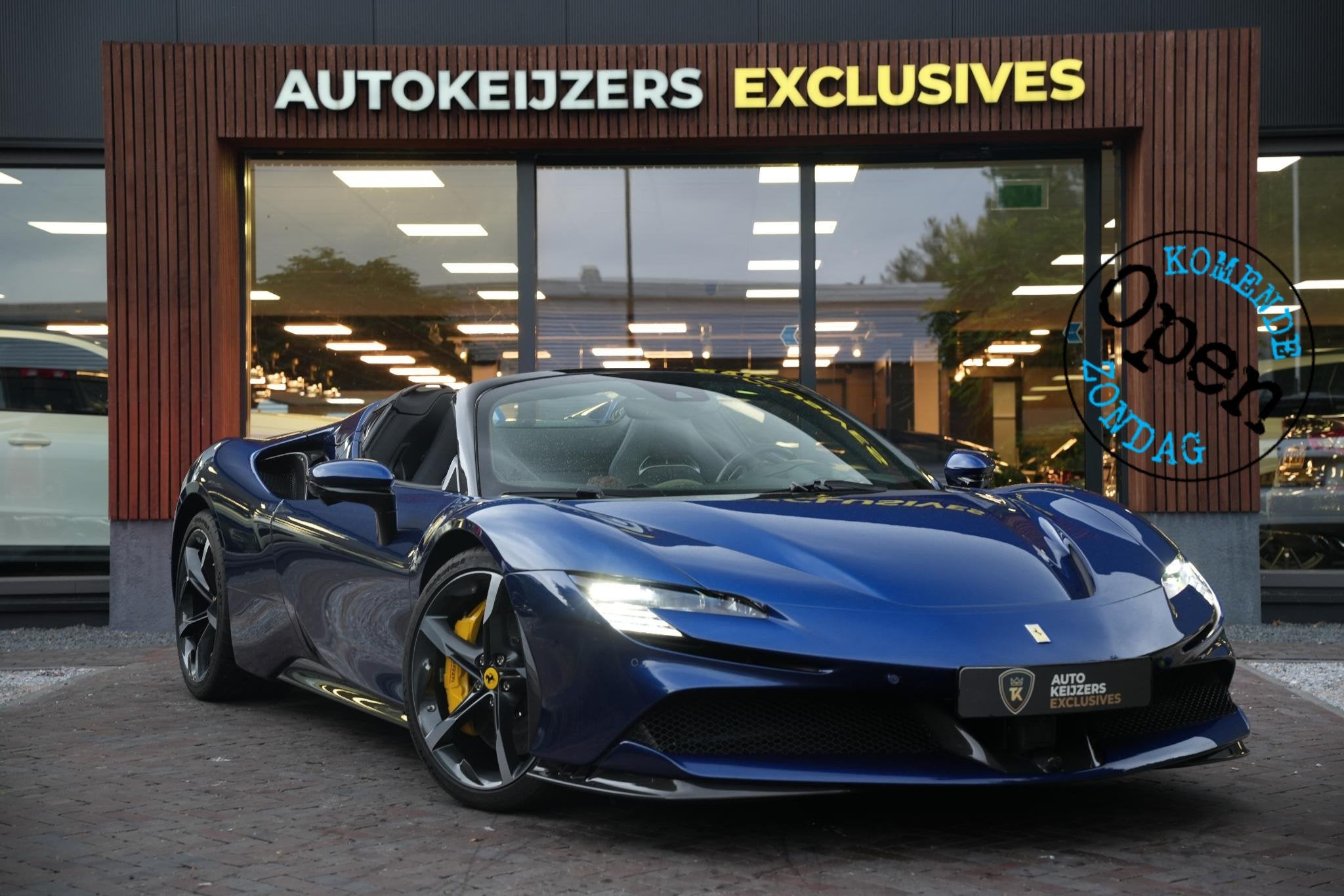 Ferrari SF90 Spider 4.0 V8 1.000 PK, Auto's, Automaat, 8 kWh, Stof, Cabriolet