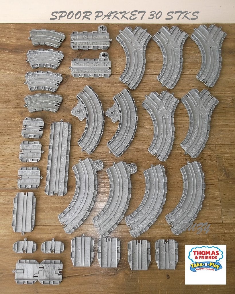 Thomas de Trein Take n Play, Spoor Pakket Standaard 30 stks, Ophalen of Verzenden, Zo goed als nieuw
