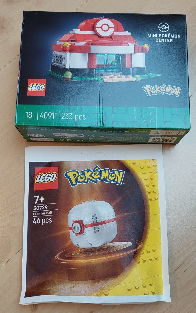Lego pokemon  center  40911 en 30729, Overige thema's, Lego, Nieuw, Ophalen of Verzenden