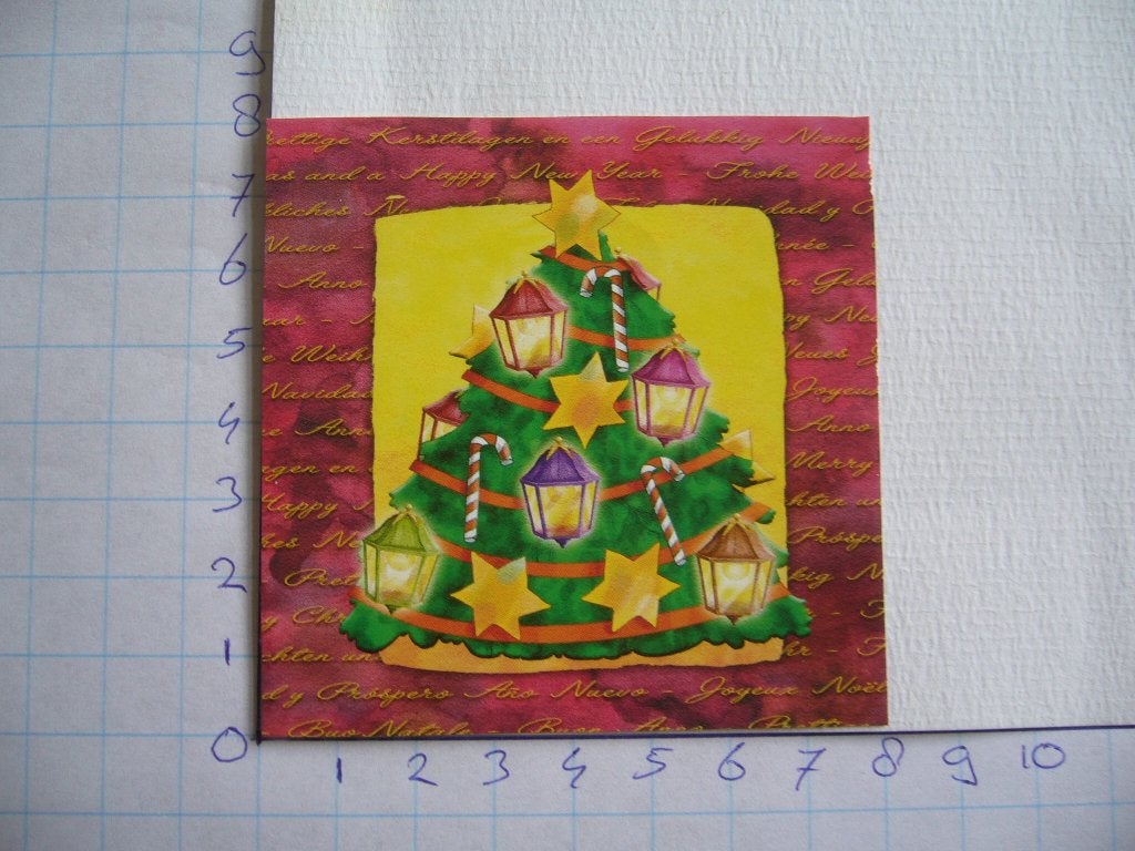 nr. 610 - uitgeknipt 3d plaatje kerst, Ophalen of Verzenden, Nieuw, Kerst, Knipvel