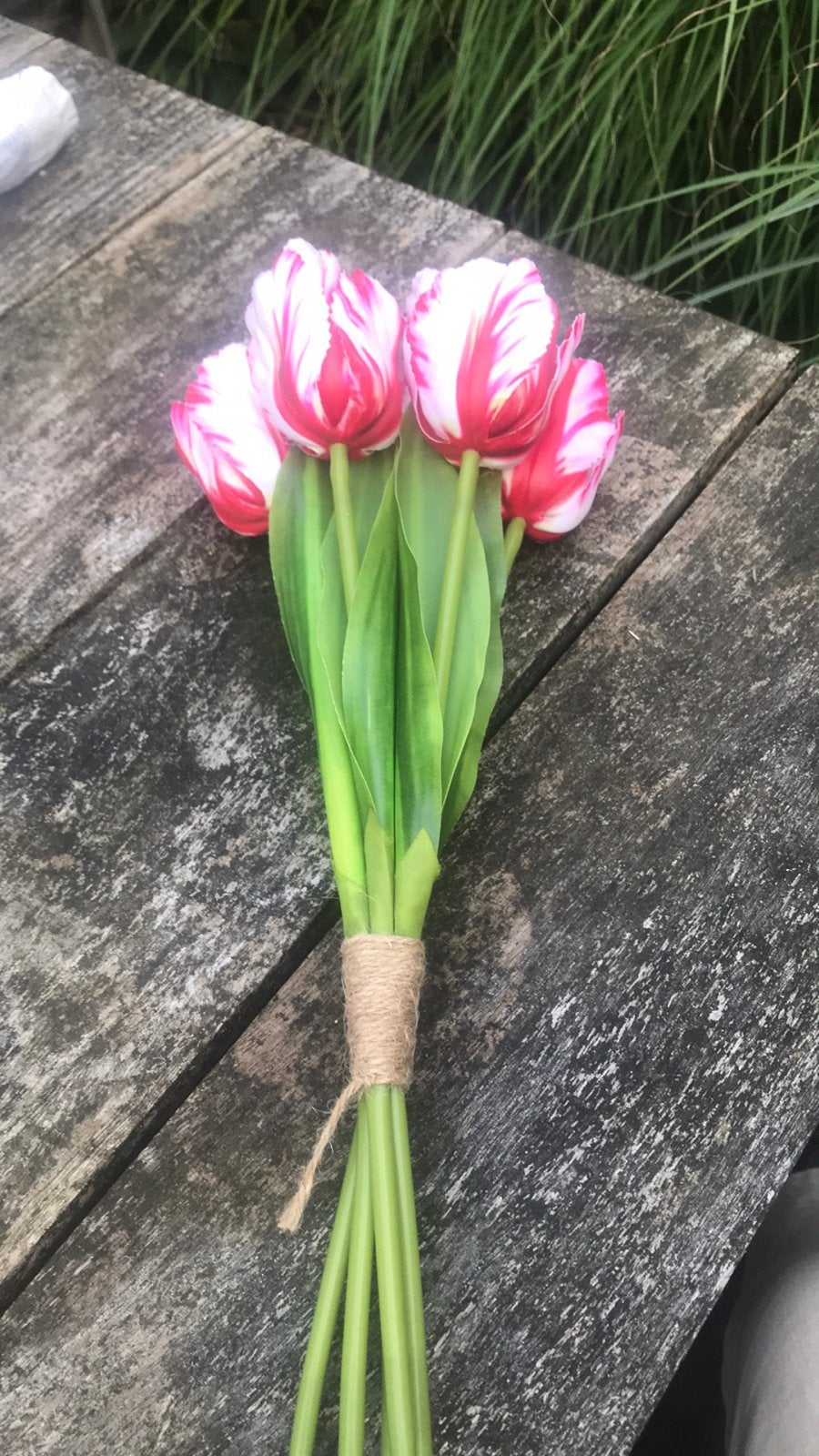Bosje tulpen, Huis en Inrichting, Binnen, Roze, Nieuw, Ophalen of Verzenden