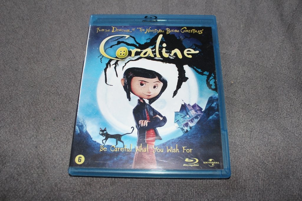 Blu-ray Coraline, Gebruikt, Nederlands, Film, Ophalen of Verzenden