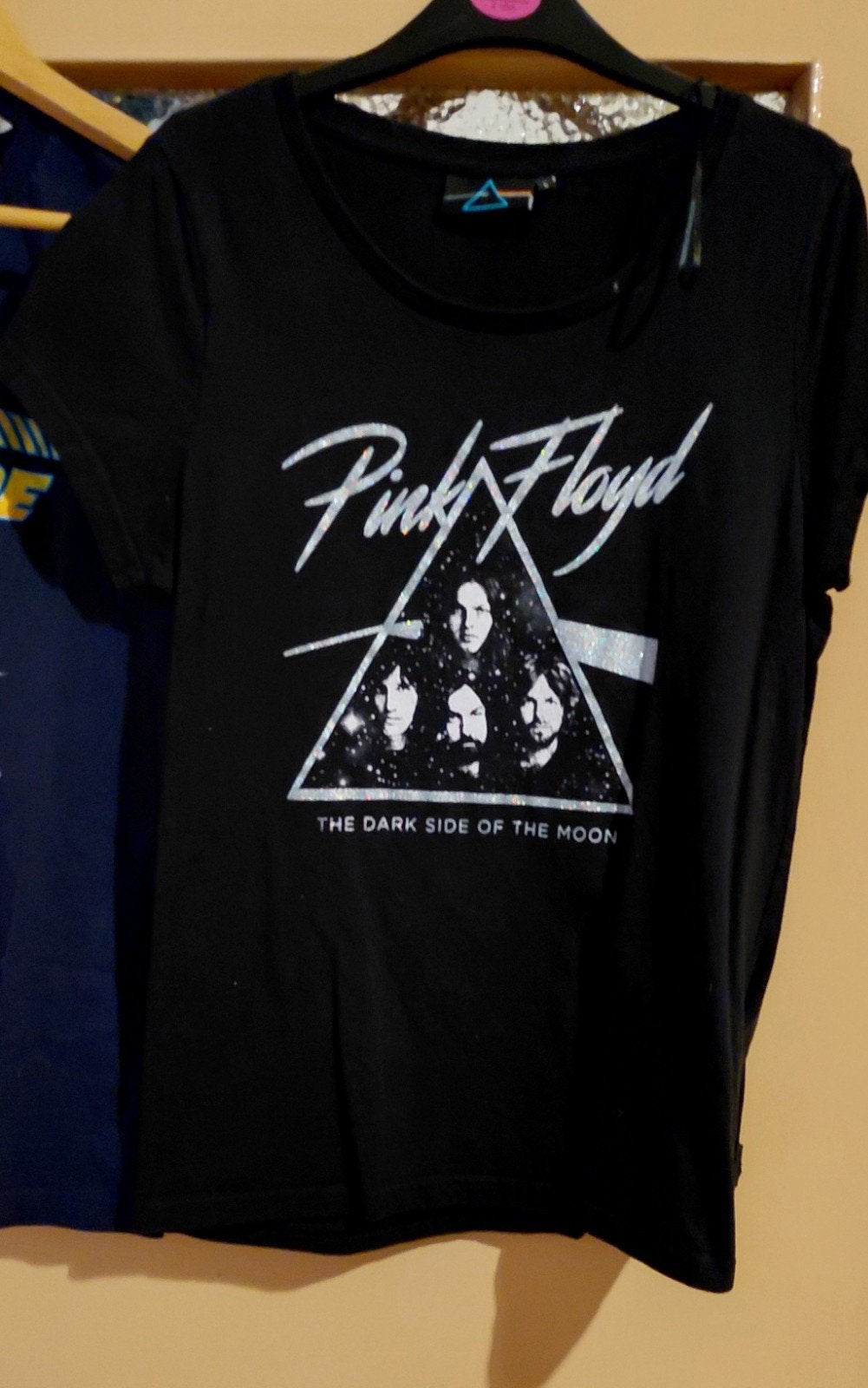 Pink Floyd 'The Dark Side of the Moon' T-shirt bristol uniek, Ophalen of Verzenden, Zo goed als nieuw, Kleding