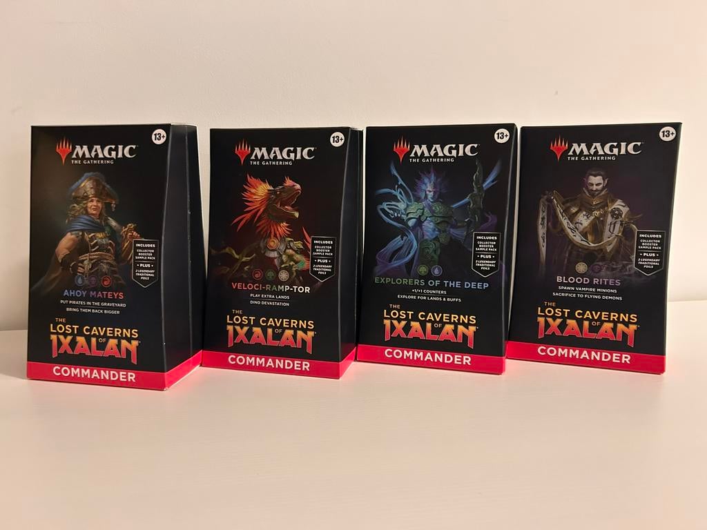 Mtg: Lost Caverns of Ixalan Commander decks, Ophalen of Verzenden, Zo goed als nieuw, Speeldeck