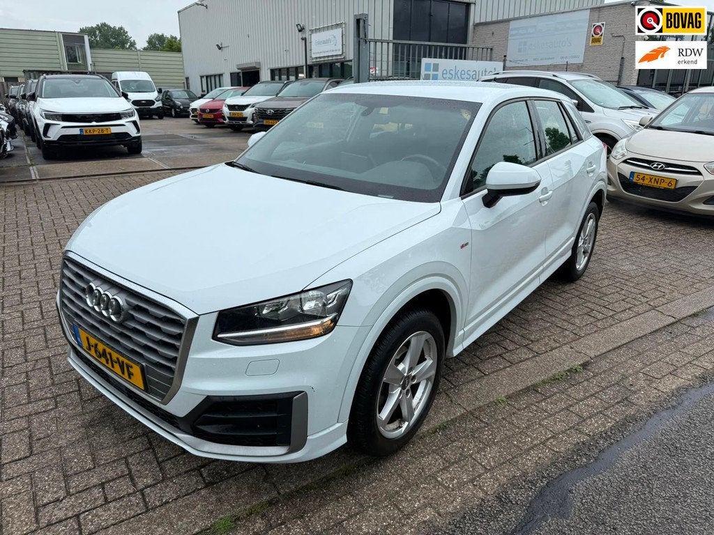 Audi Q2 35 TFSI S Edition Automaat, Navi, 150PK Dealer auto, Stof, 4 cilinders, 150 pk, Wit