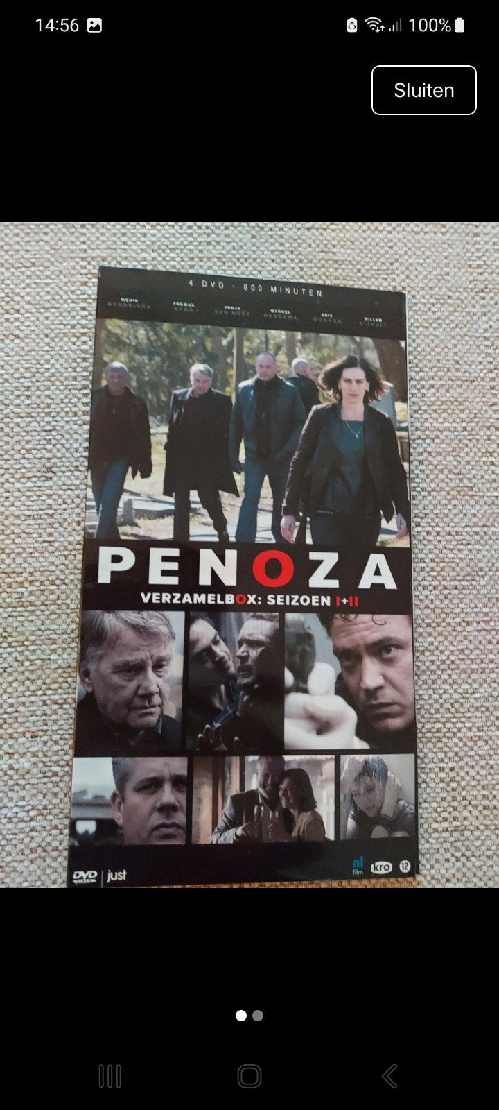 Penoza Verzamelbox: Seizoen 1 + 2 (4 DVD's), Maffia en Misdaad, Gebruikt, Vanaf 16 jaar, Nederlands