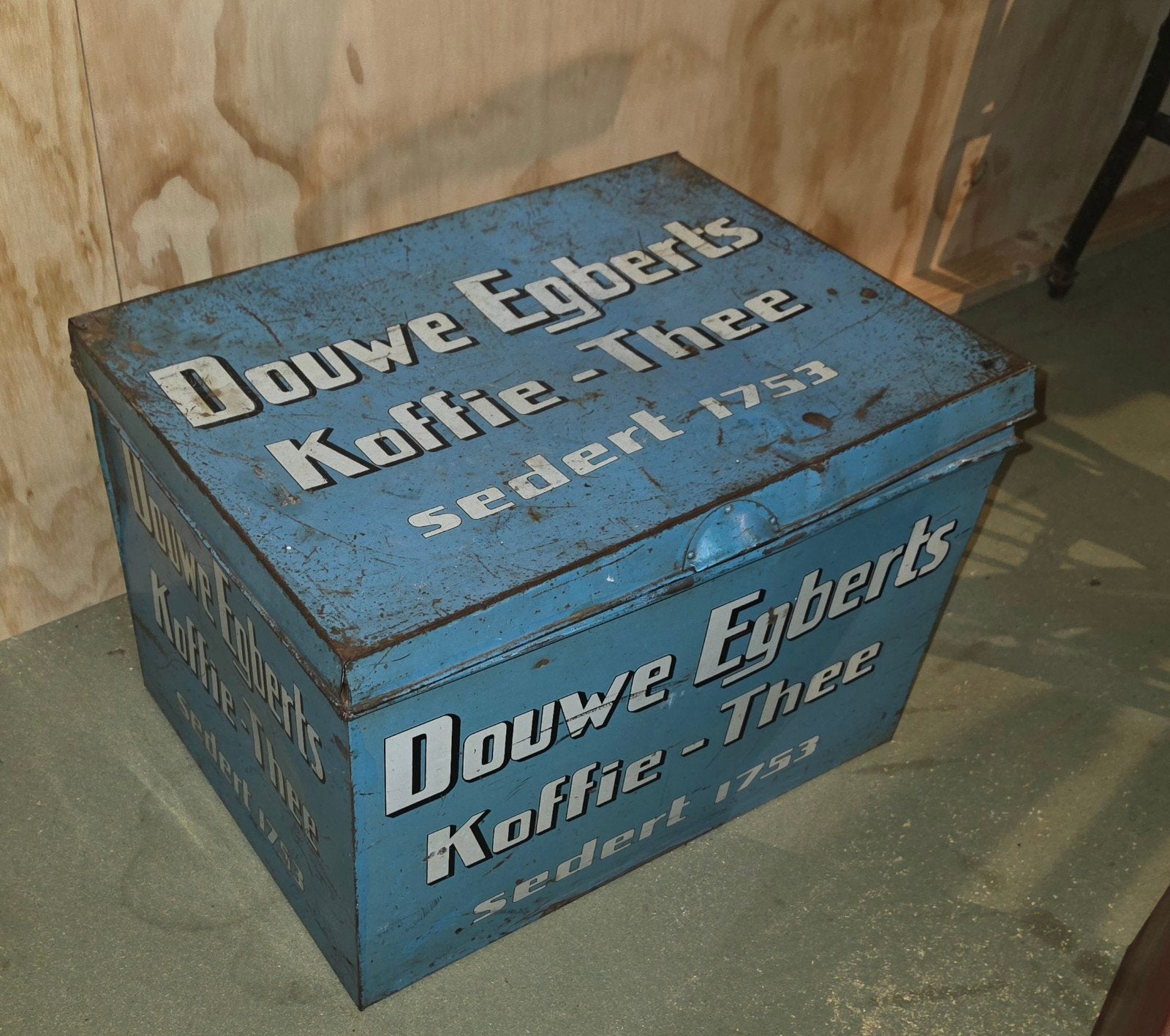 Douwe Egberts  winkelblik, Verzamelen, Ophalen of Verzenden, Koffie, Douwe Egberts
