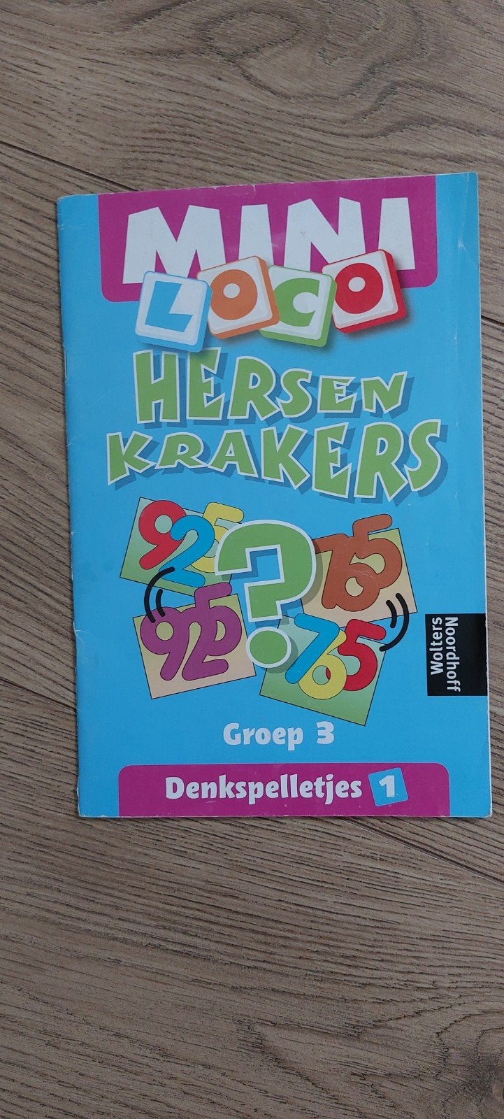 Denkspelletjes 1 Hersenkrakers mini loco, Ophalen of Verzenden, Zo goed als nieuw, Overige niveaus, Nederlands
