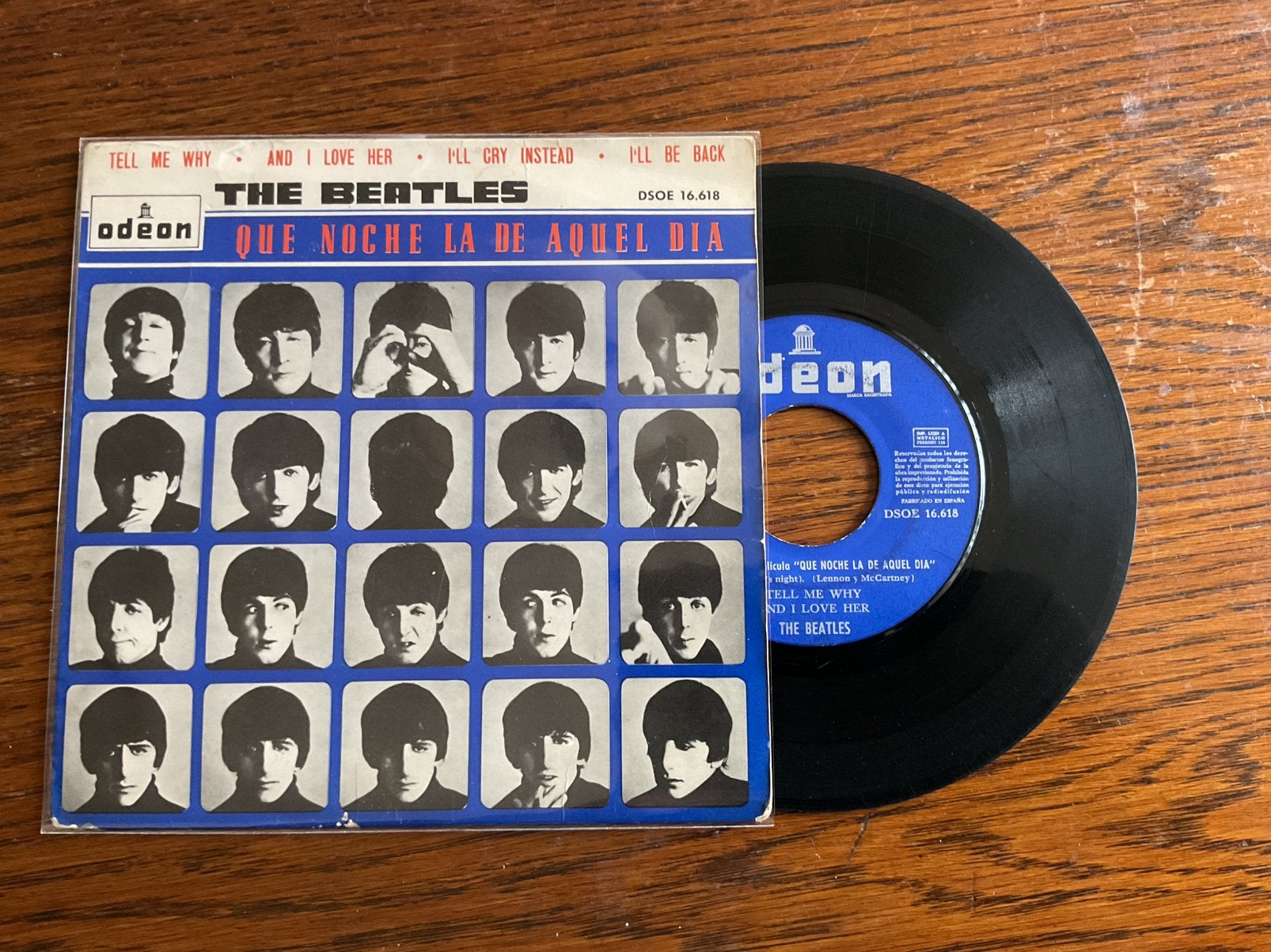 The Beatles. Tell Me Why E.P.  SP., Cd's en Dvd's, Vinyl Singles, Ophalen of Verzenden, Zo goed als nieuw, Pop