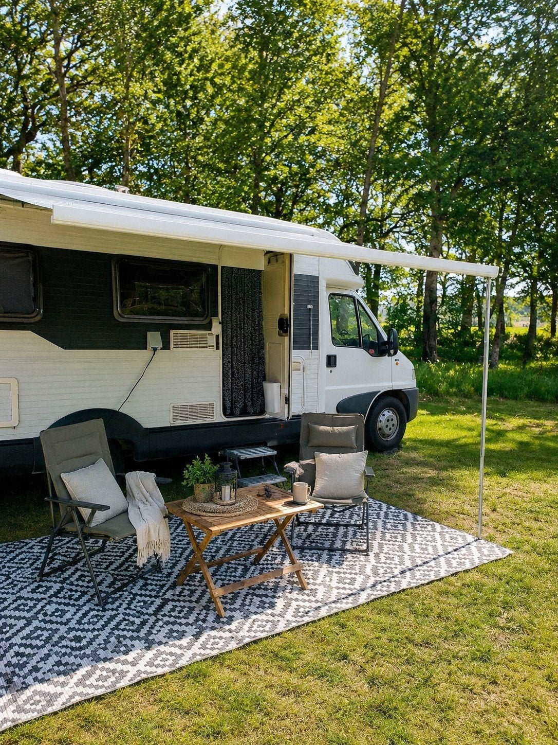Compacte Fiat Corfu 225 Half-integraal Camper met Airco, Caravans en Kamperen, Campers, Chemisch toilet, Ringverwarming, Fiat