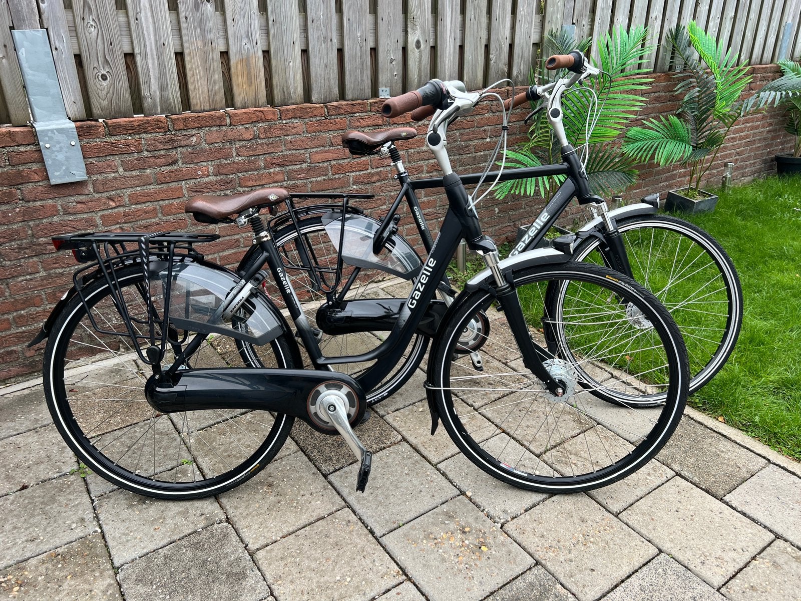 Set Gazelle Oranje C7+ Dames/Herenfiets 49/57 cm, Ophalen, 53 tot 56 cm, Versnellingen, Zo goed als nieuw