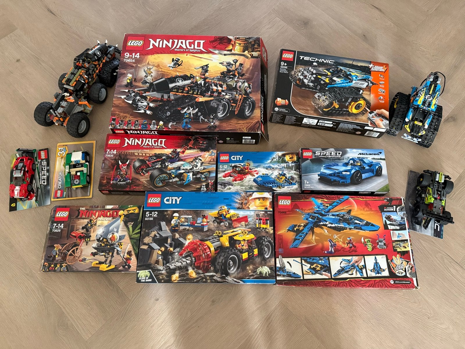 Grote LEGO collectie: Ninjago, City, Technic, Speed Champion, Ophalen, Gebruikt, Overige merken
