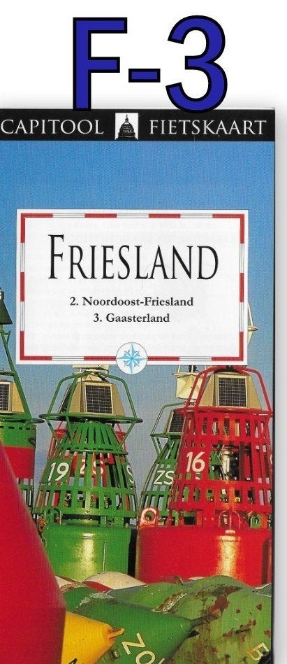 F3 Fietskaart Friesland Noordoost Frieland / Gaasterland, 2000 tot heden, Ophalen of Verzenden, Nederland, Landkaart