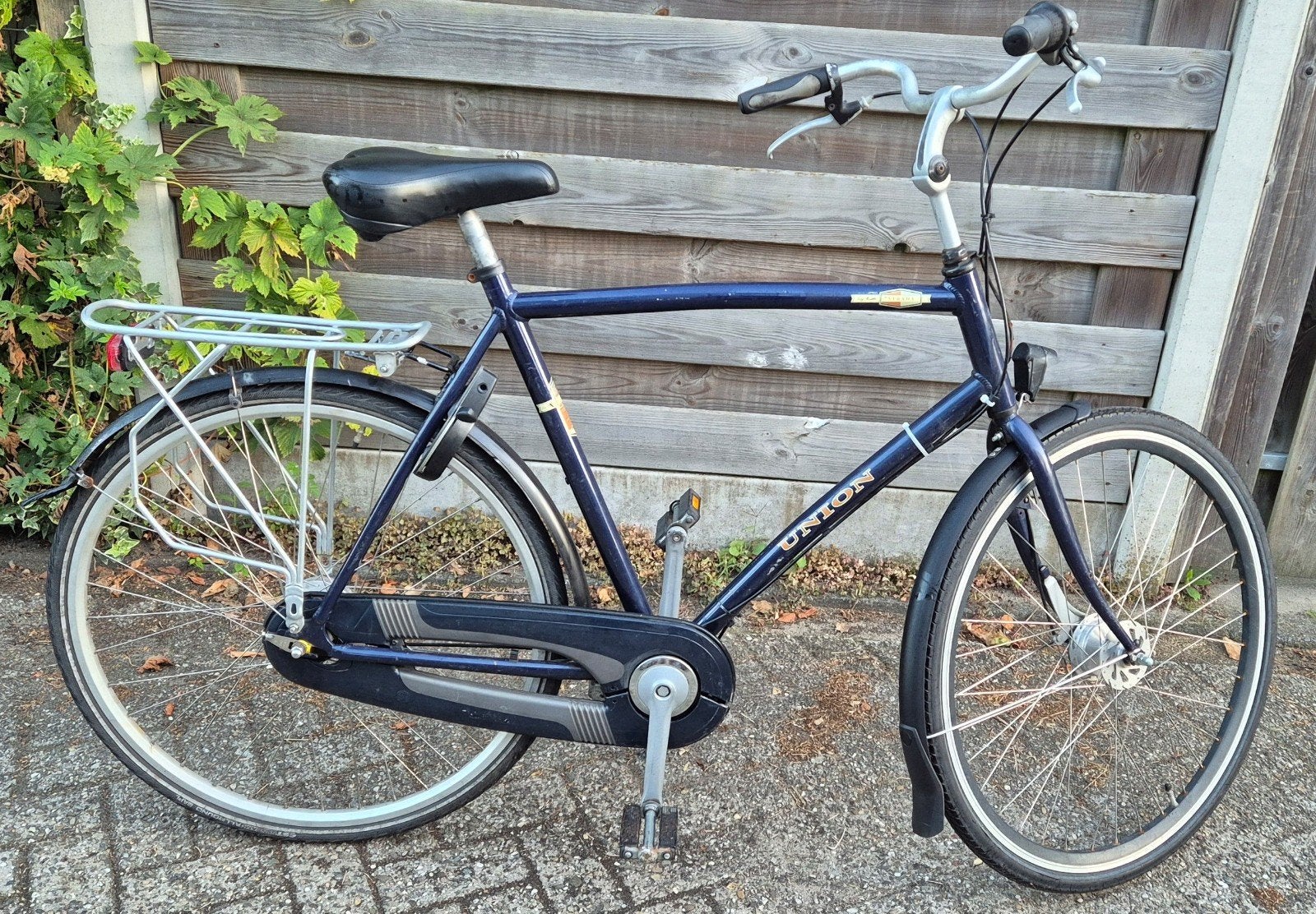 Union herenfiets - 7 versnellingen, Gebruikt, Versnellingen, 56 cm of meer, Schijfrem