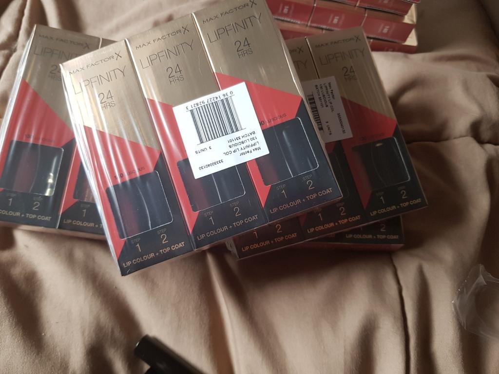 10 stuks maxfactor lipfinity zonder topcoat nr 130, Verzenden, Nieuw, Overige kleuren, Handen en Nagels