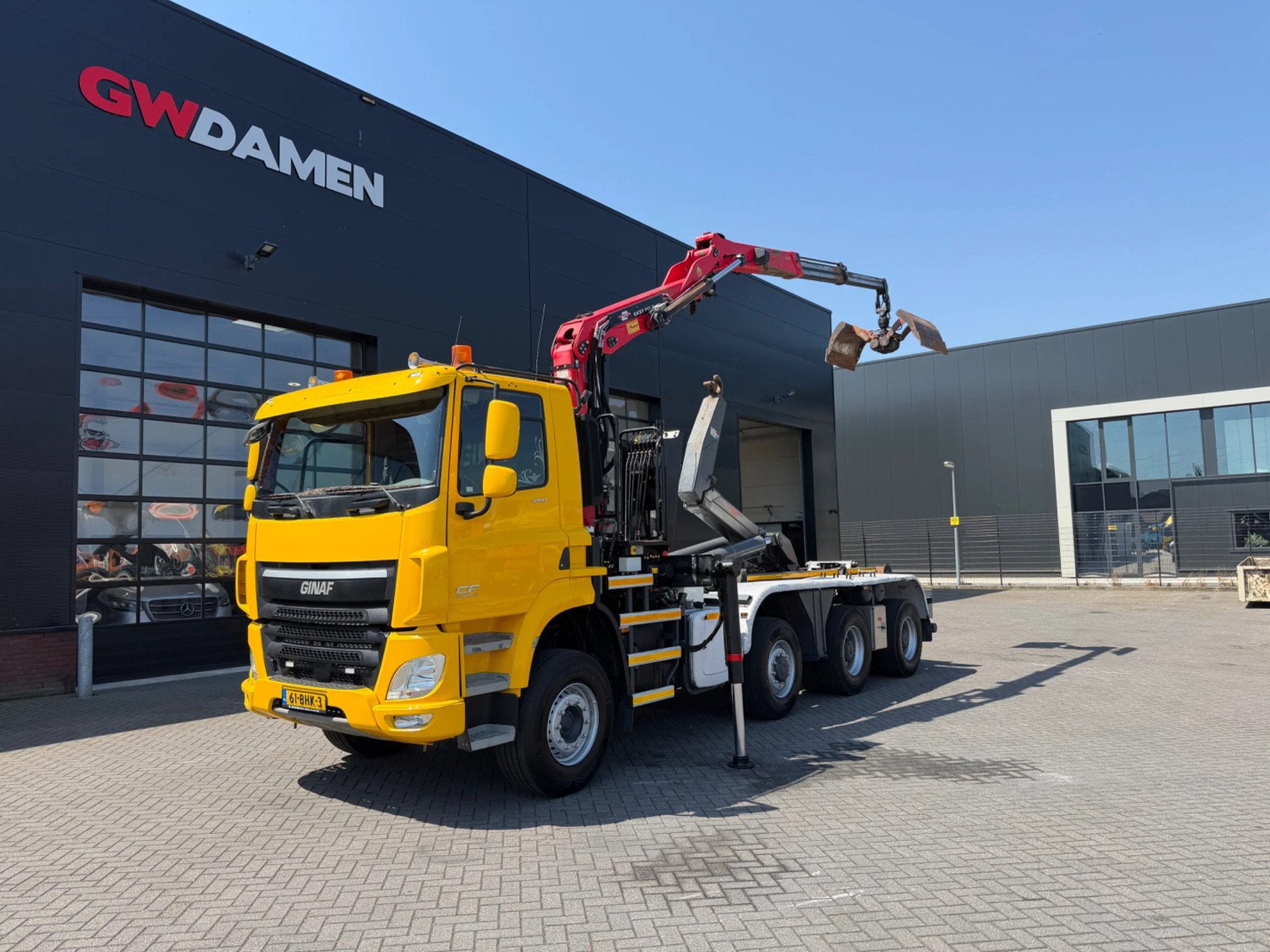 Ginaf X6 4243 CS 8x6 Haaksysteem /Z Kraan Euro 6 (bj 2016), Auto's, Vrachtwagens, Automaat, Achterwielaandrijving, 460 pk, Euro 6