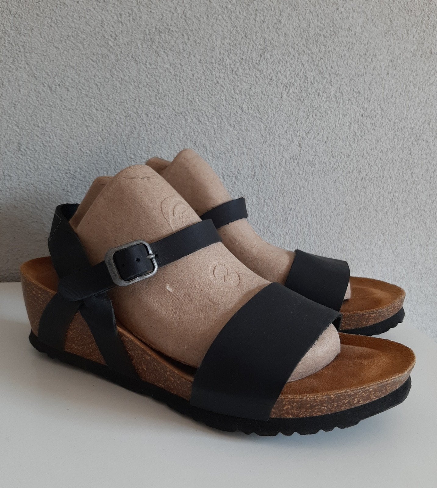 Hush Puppies zwarte nubuck sandalen maat 40, Zwart, Nieuw, Hush Puppies, Sandalen of Muiltjes