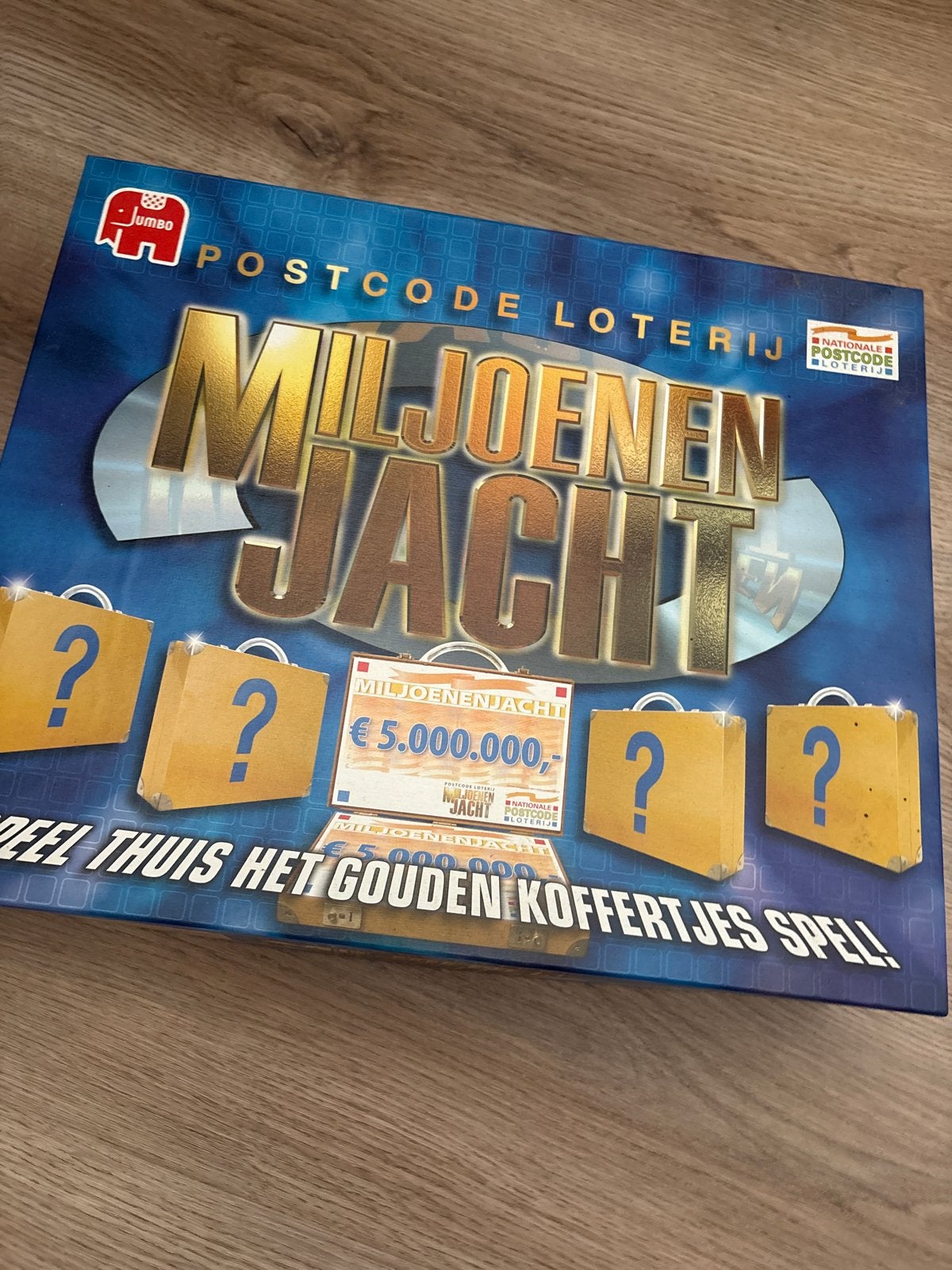 Postcode Loterij Miljoenenjacht Bordspel Jumbo, Drie of vier spelers, Ophalen, Gebruikt