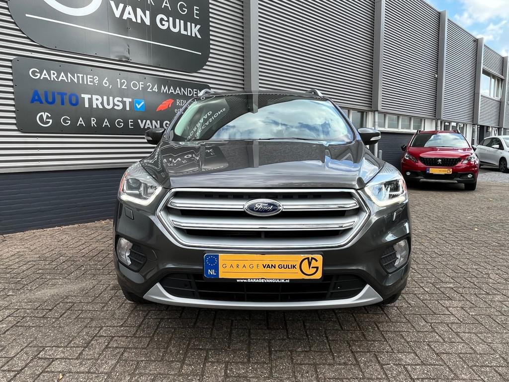 Ford Kuga 1.5 EcoBoost 150PK Navi,Clima,Cruise,Carplay,Isofi, Voorwielaandrijving, Skiluik, 4 cilinders, Leder en Stof