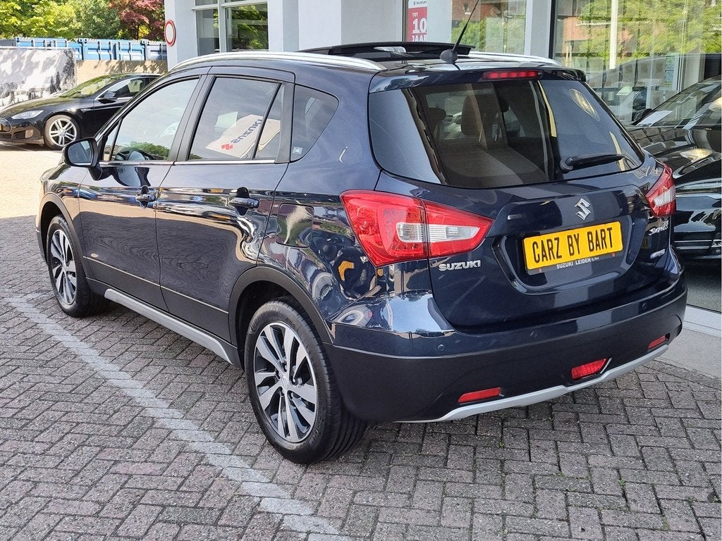 Suzuki S-Cross 1.4 BOOSTERJET STYLE SMART HYBRID Open dak |, Auto's, Suzuki, Voorwielaandrijving, 12 maanden, Gebruikt, Zwart