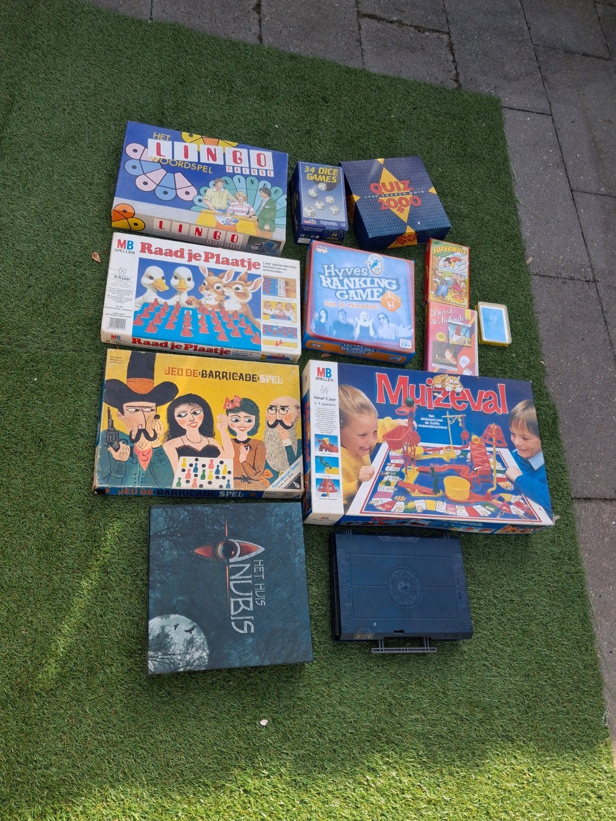 Diverse bordspellen: Lingo, Muizeval, Anubis en meer!, Drie of vier spelers, Ophalen of Verzenden, Gebruikt
