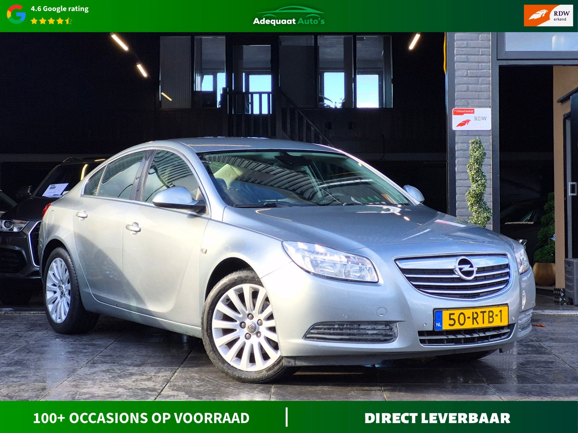 Opel Insignia 1.6 T Edition|2e eig|NAP|PDC|Trekhaak|Cruise, Euro 5, Stof, Gebruikt, Huisgarantie
